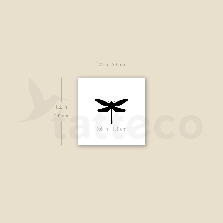 Dragonfly Temporary Tattoo - Set of 3