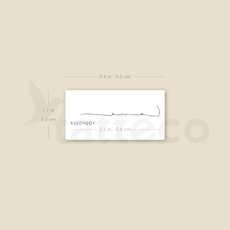 Love Yourself Temporary Tattoo by Harmlessberry - Set of 3