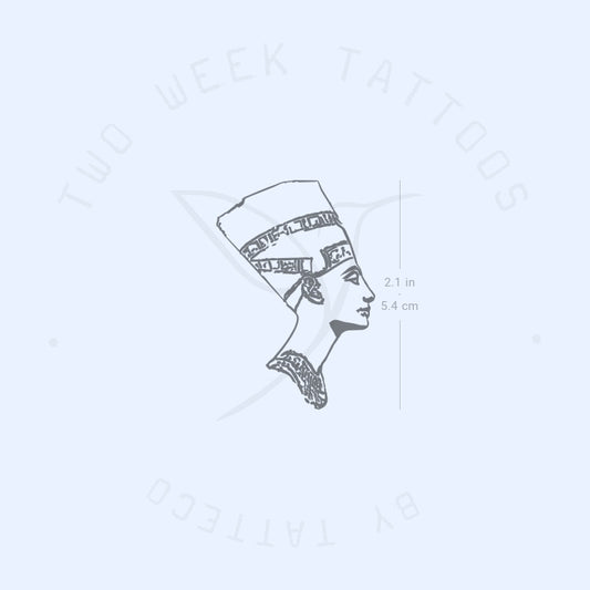 Tatuaje semipermanente de Nefertiti - Juego de 2