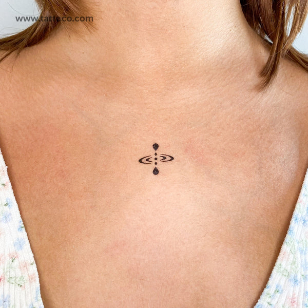 Mindfulness Symbol Temporary Tattoo - Set of 3