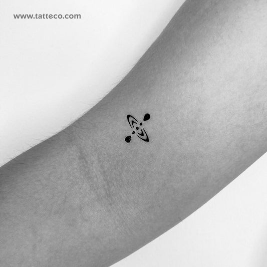 Mindfulness Symbol Temporary Tattoo - Set of 3