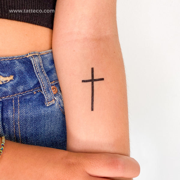 Cross Temporary Tattoo