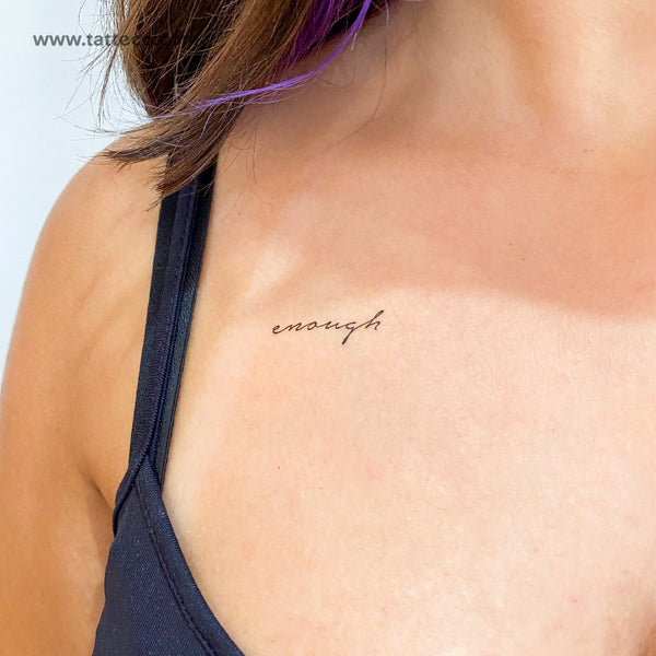 Small Enough Temporary Tattoo - Set of 3
