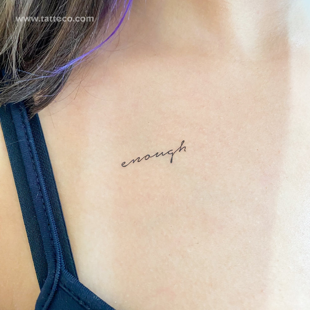 Small Enough Temporary Tattoo - Set of 3