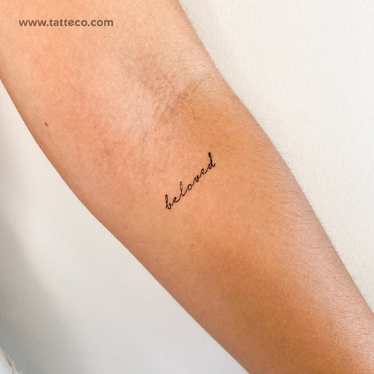 Beloved Temporary Tattoo (Set of 3)