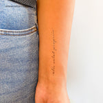 Alis Volat Propriis Temporary Tattoo - Set of 3