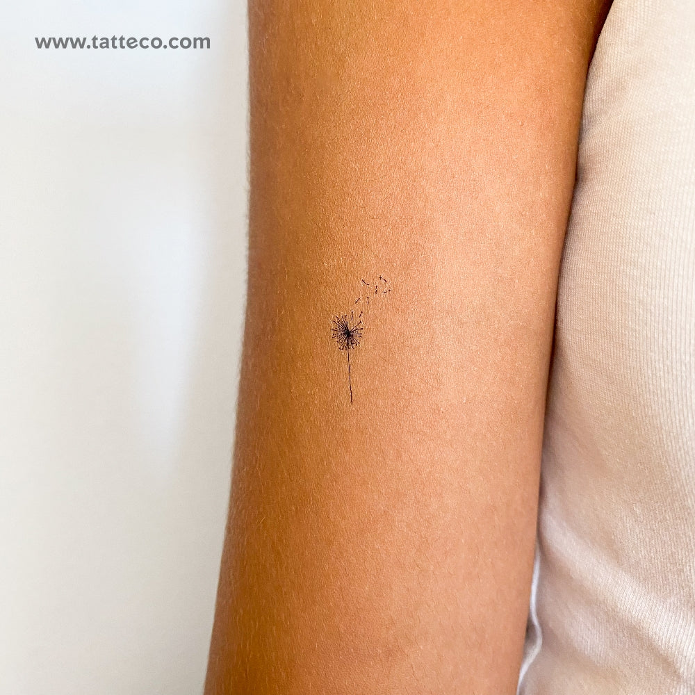 Small Dandelion Temporary Tattoo - Set of 3