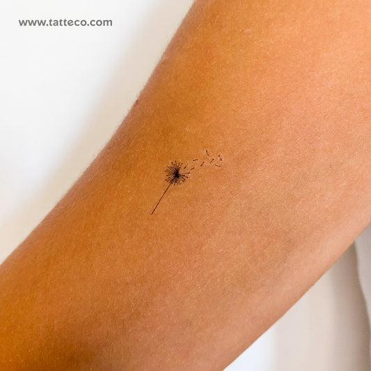 Small Dandelion Temporary Tattoo - Set of 3