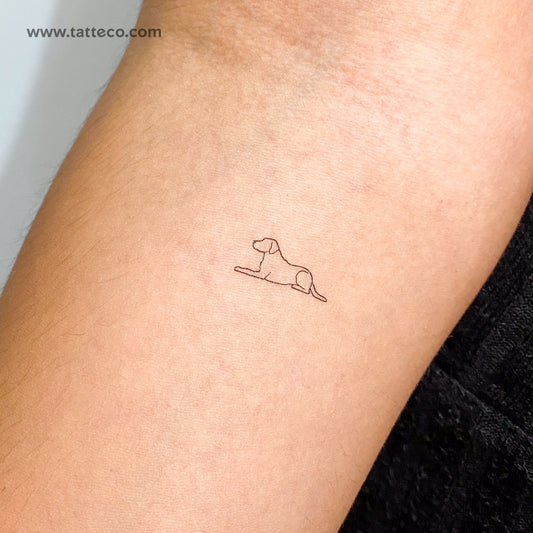 Labrador Temporary Tattoo - Set of 3