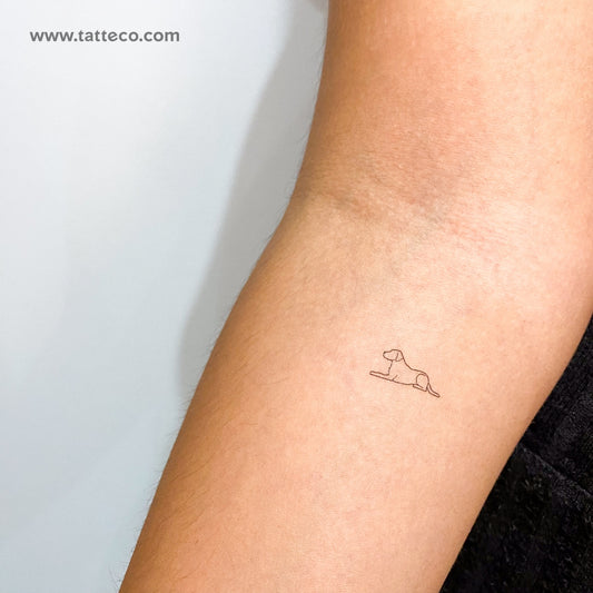 Labrador Temporary Tattoo - Set of 3