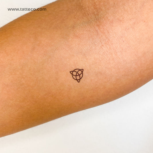 Small Trinity Knot Temporary Tattoo - Set of 3