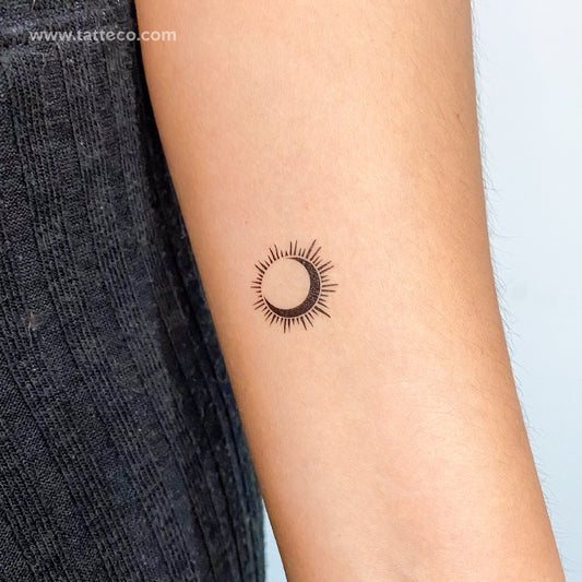 Tatuaje temporal de eclipse - Juego de 3