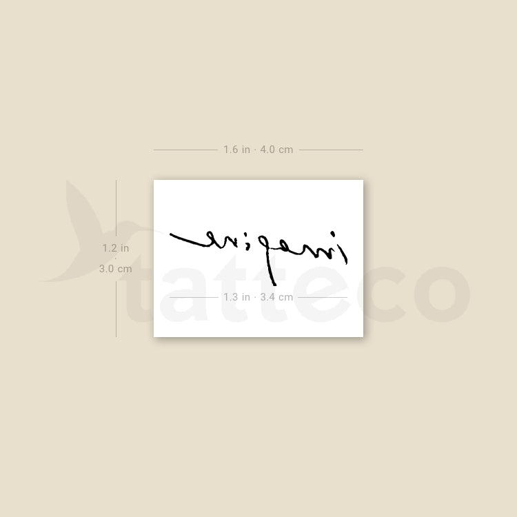 Imagine Temporary Tattoo - Set of 3