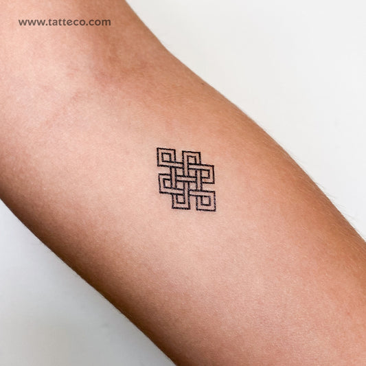 Endless Knot Temporary Tattoo - Set of 3