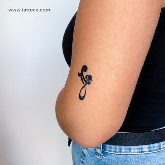Tatuaje temporal con símbolo de madre e hija (juego de 3)