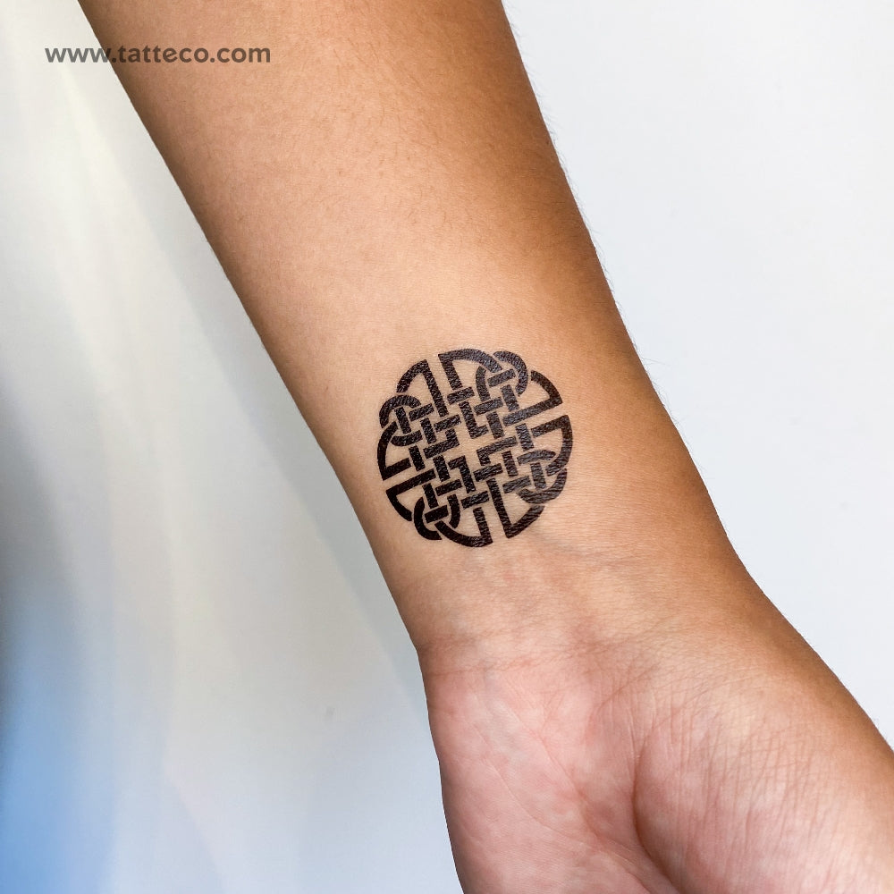 Tatuaje temporal de nudo de Dara - Juego de 3