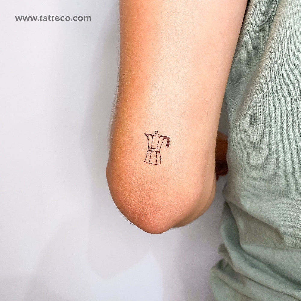 Moka Pot Temporary Tattoo - Set of 3