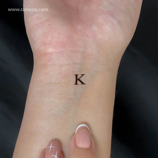 Tatuaje temporal de Kappa mayúscula - Juego de 3