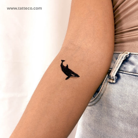 Killer Whale Temporary Tattoo - Set of 3