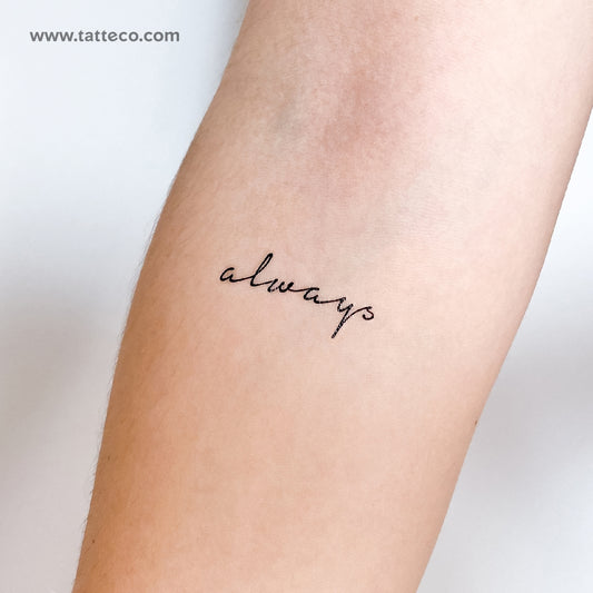 Tatuaje temporal Always - Juego de 3