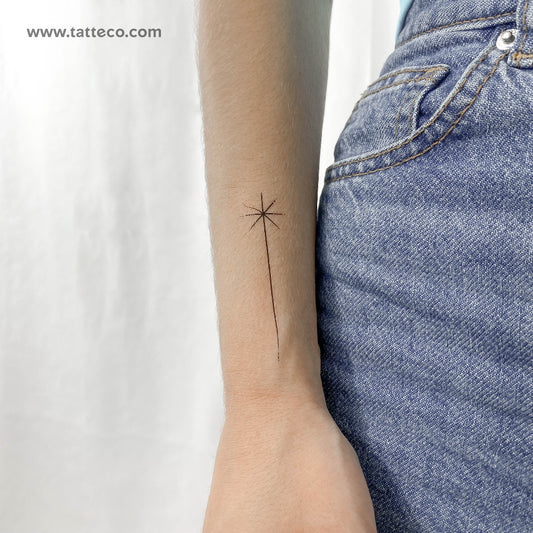 Shooting Star Temporary Tattoo - Set of 3