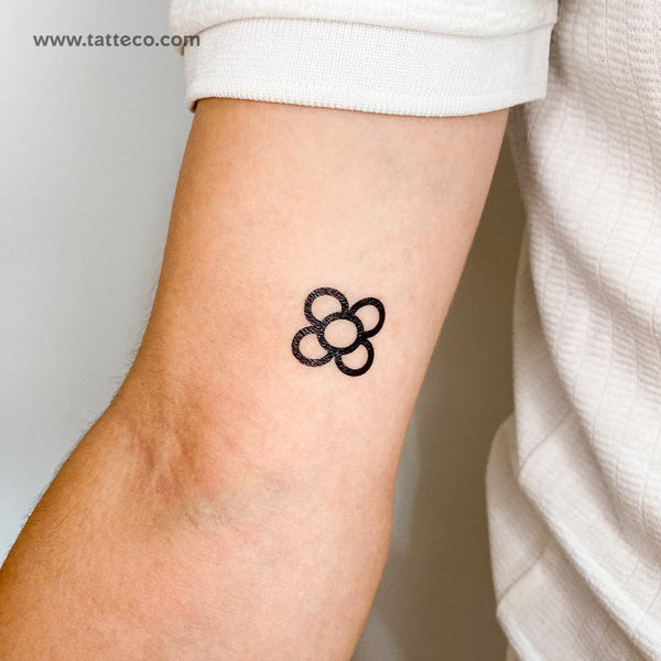 Flower Of Barcelona Temporary Tattoo - Set of 3