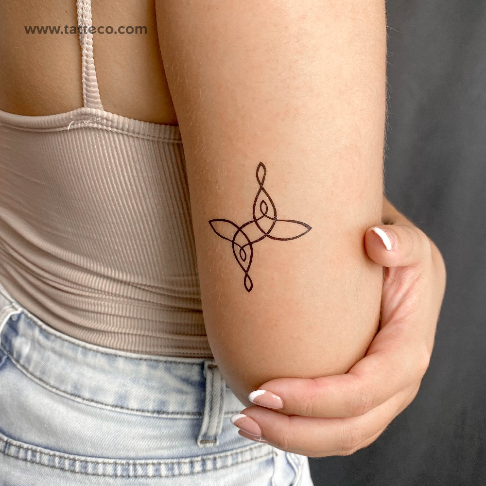 Family Symbol Temporary Tattoo - Set of 3