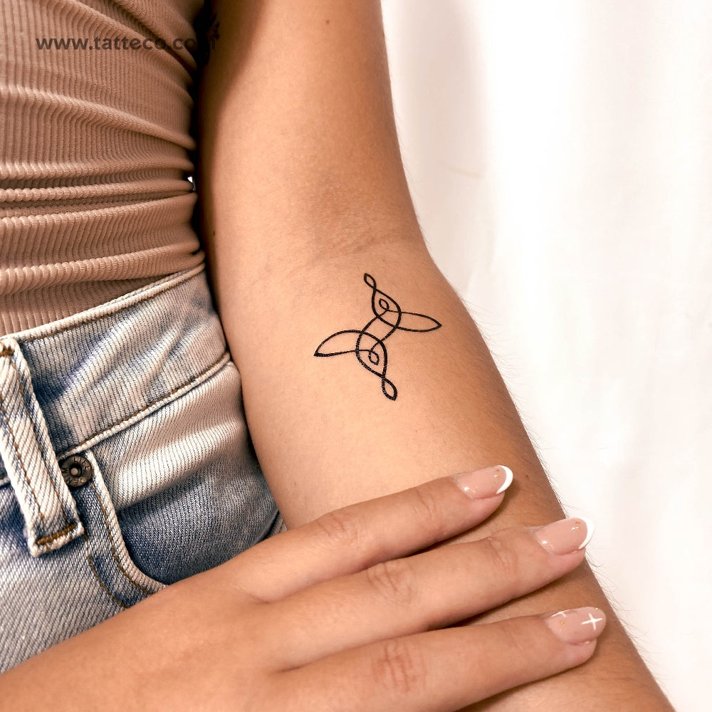 Family Symbol Temporary Tattoo - Set of 3
