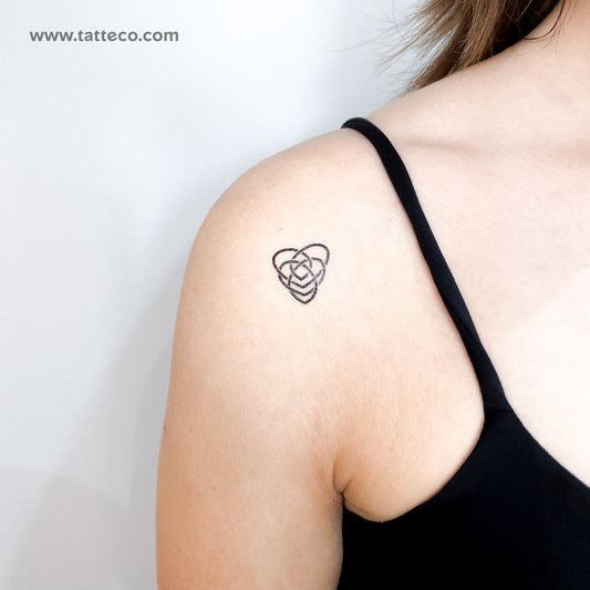 Tatuaje temporal del símbolo celta de la maternidad (juego de 3)