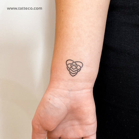 Tatuaje temporal del símbolo celta de la maternidad (juego de 3)