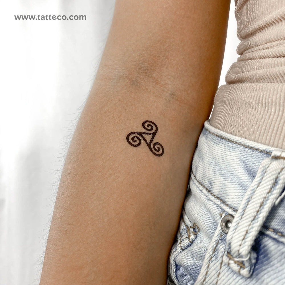 Tatuaje temporal Trisquel - Juego de 3