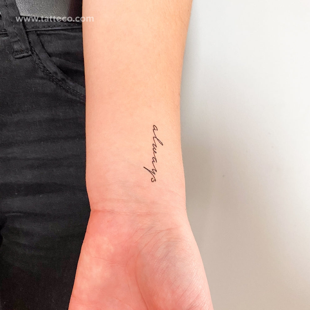 Always Tattoo Harry Potter Font Ideas