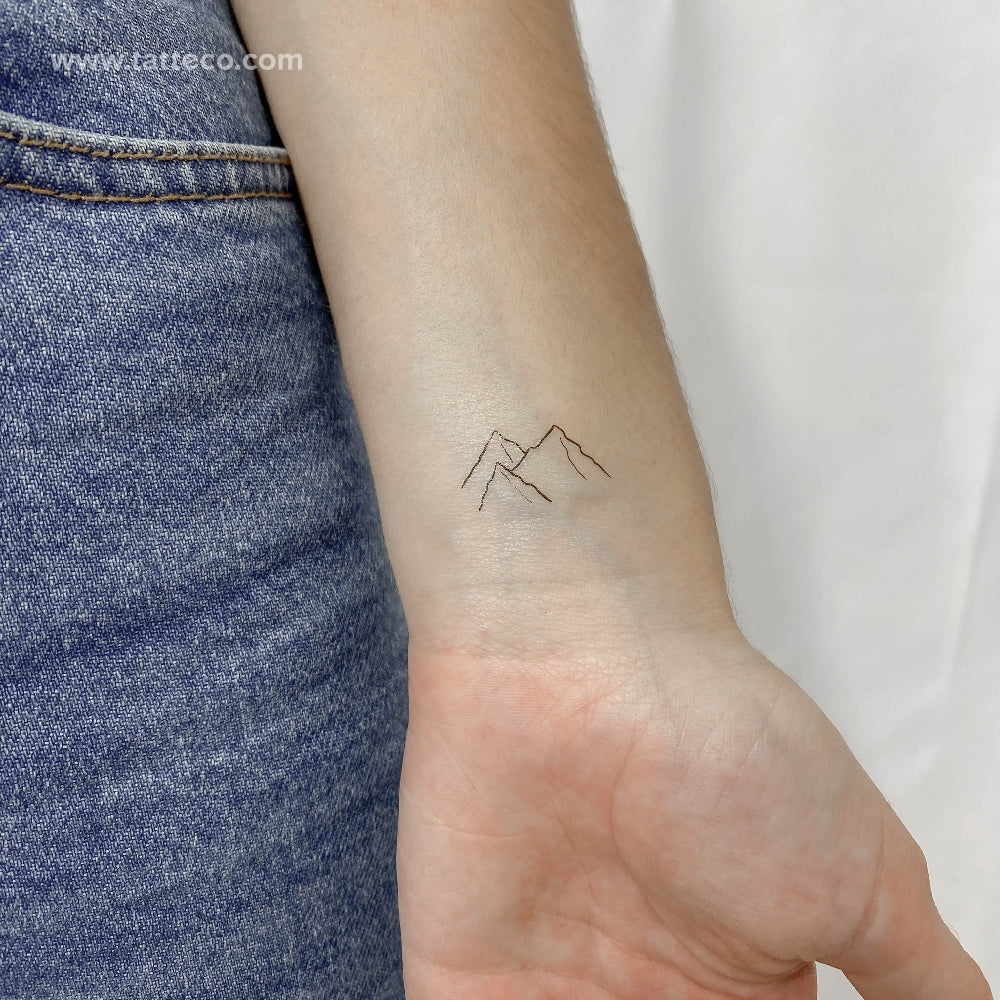 Tatuaje temporal de glaciar alpino (juego de 3)