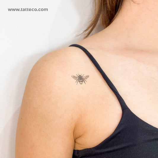 Tatuaje temporal de abeja de miel - Juego de 3
