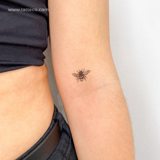 Tatuaje temporal de abeja de miel - Juego de 3