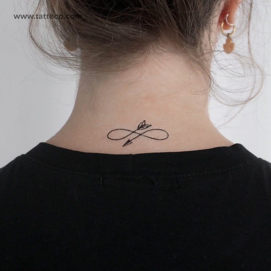 Tatuaje temporal de flecha infinita (juego de 3)