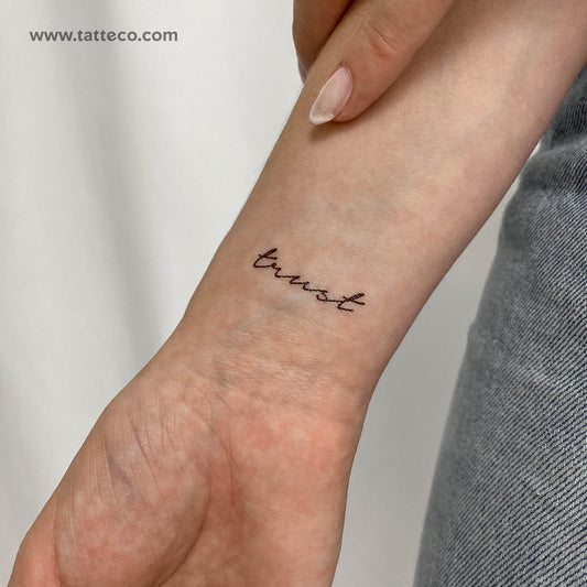 Trust Temporary Tattoo - Set of 3
