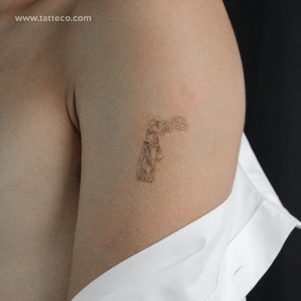Winged Victory of Samothrace Temporary Tattoo - Set of 3