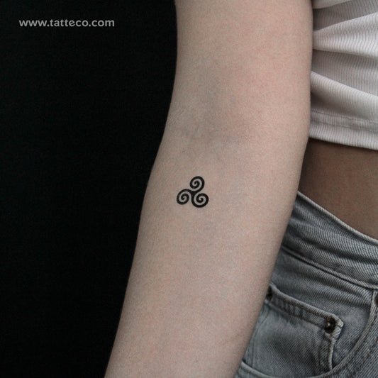Tatuaje temporal de trisquel - Juego de 3