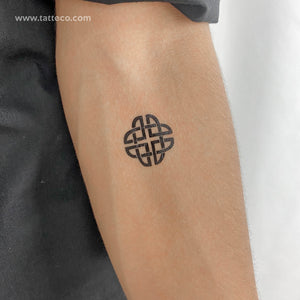 Shield Knot Temporary Tattoo - Set of 3