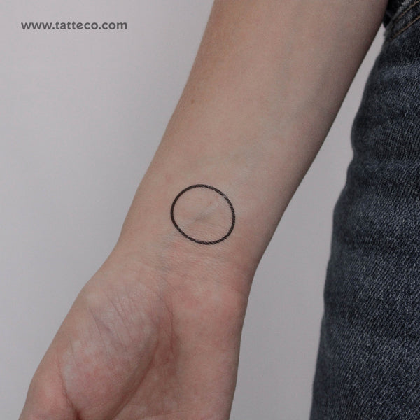 Circle Temporary Tattoo - Set of 3