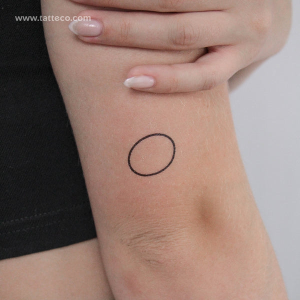 Circle Temporary Tattoo - Set of 3