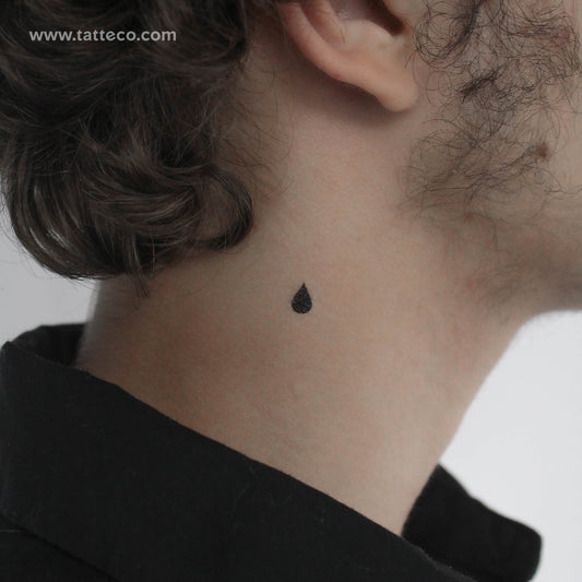 Tear Drop Temporary Tattoo - Set of 3