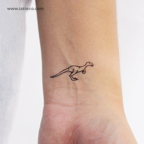 Velociraptor Temporary Tattoo - Set of 3