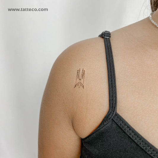 Sagrada Família Temporary Tattoo - Set of 3