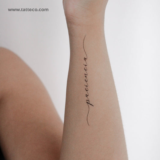Tatuaje temporal Paciencia de 1991.ink - Juego de 3