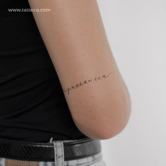 Tatuaje temporal Paciencia de 1991.ink - Juego de 3