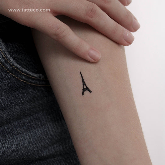Eiffel Tower Temporary Tattoo - Set of 3