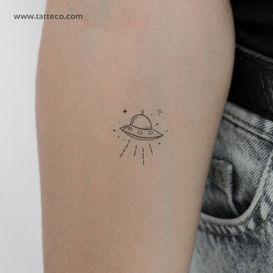 UFO Temporary Tattoo - Set of 3