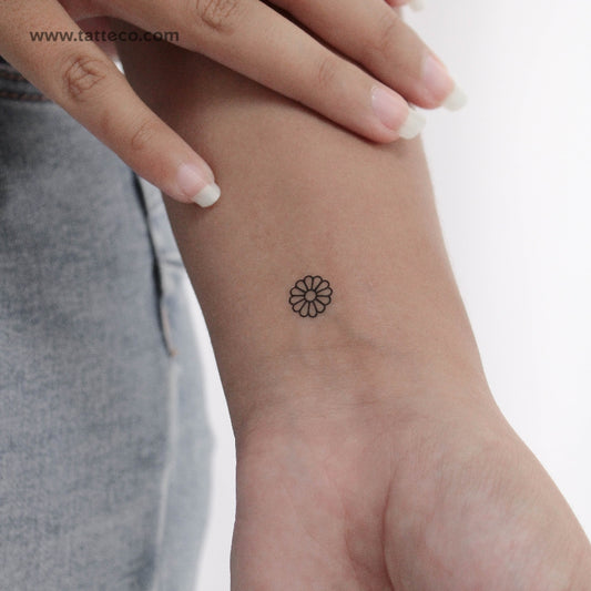 Daisy Temporary Tattoo - Set of 3
